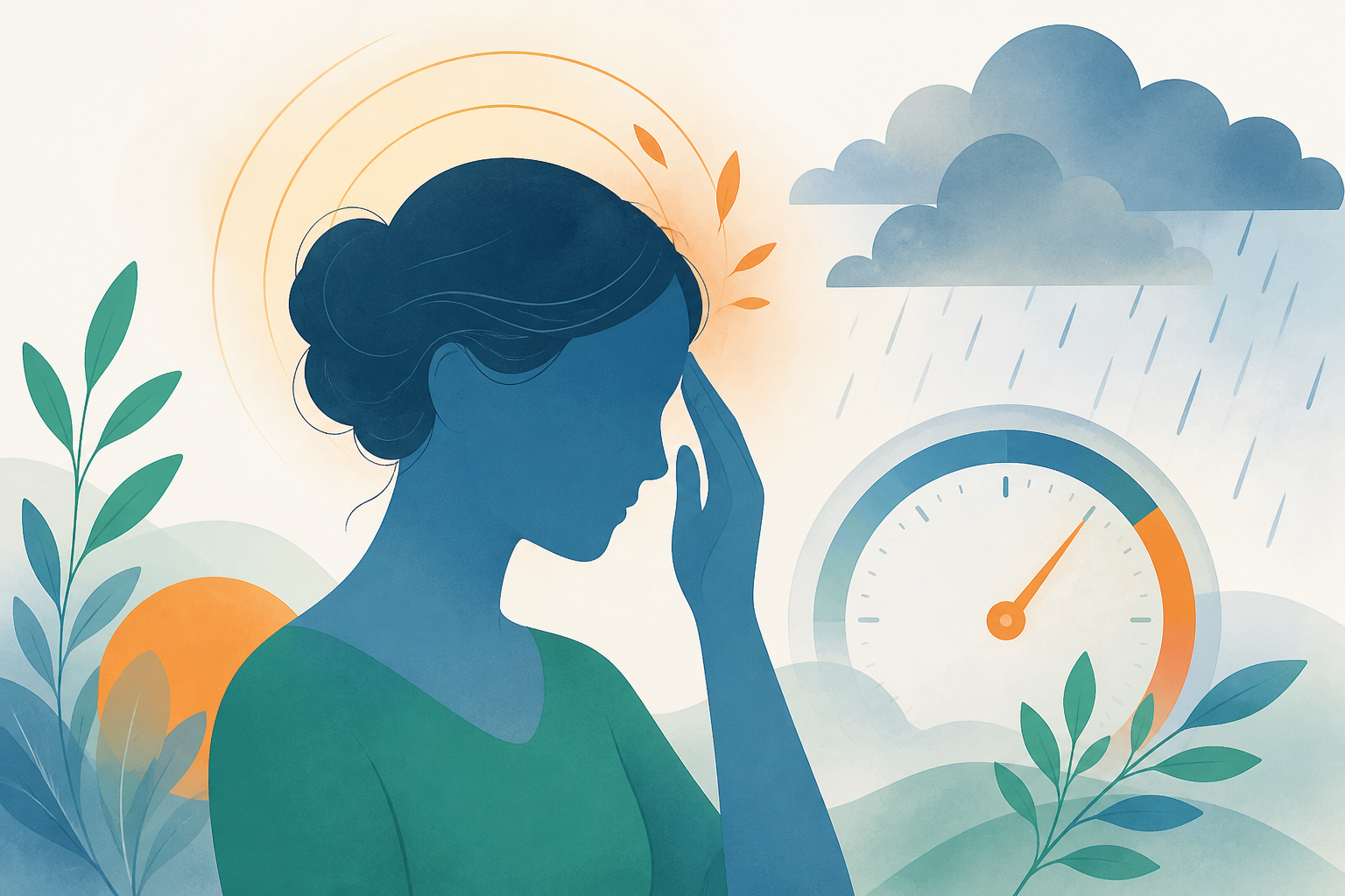 低気圧で頭痛になりやすいのはなぜ?気圧が下がる6時間前がカギ
