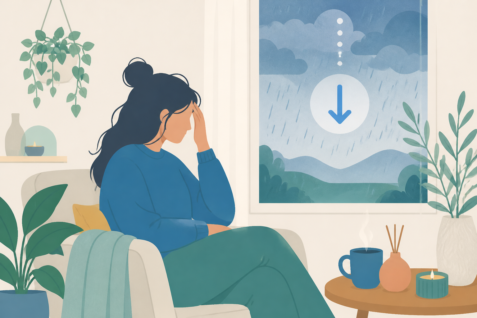 低気圧の頭痛、女性に多いのはなぜ?知っておきたい気圧との関係